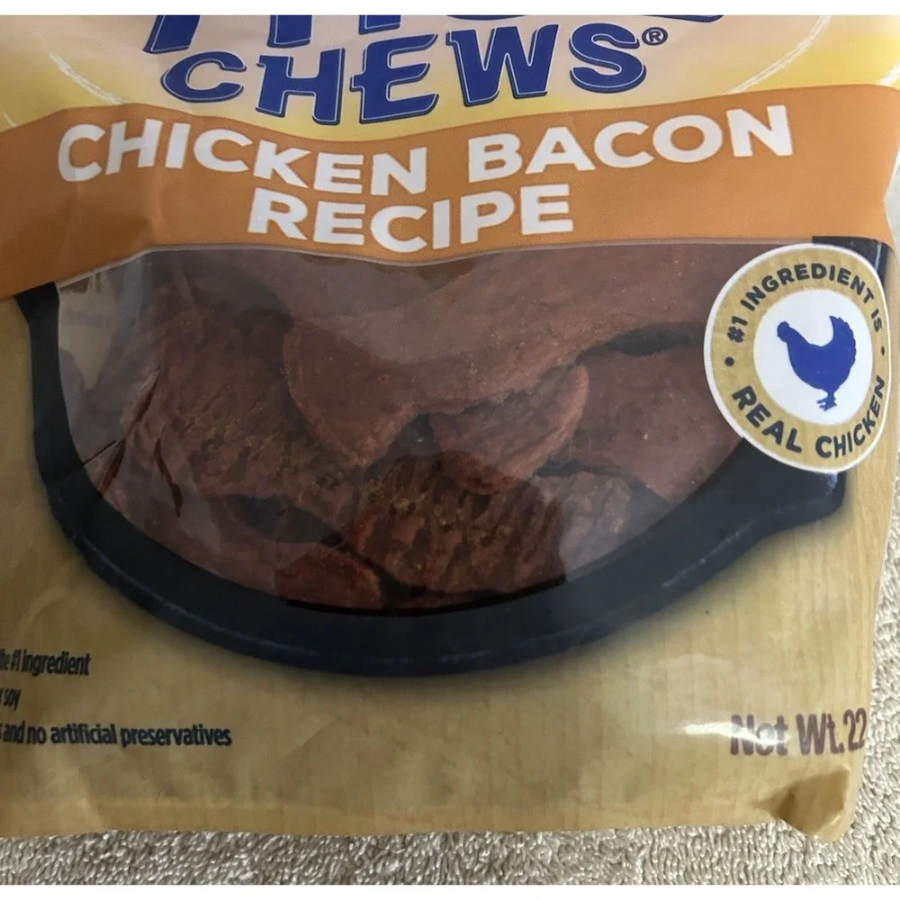 Blue Buffalo True Chews Chicken Bacon Recipe Natural Dog Treats, 22 oz. TWO BAGS